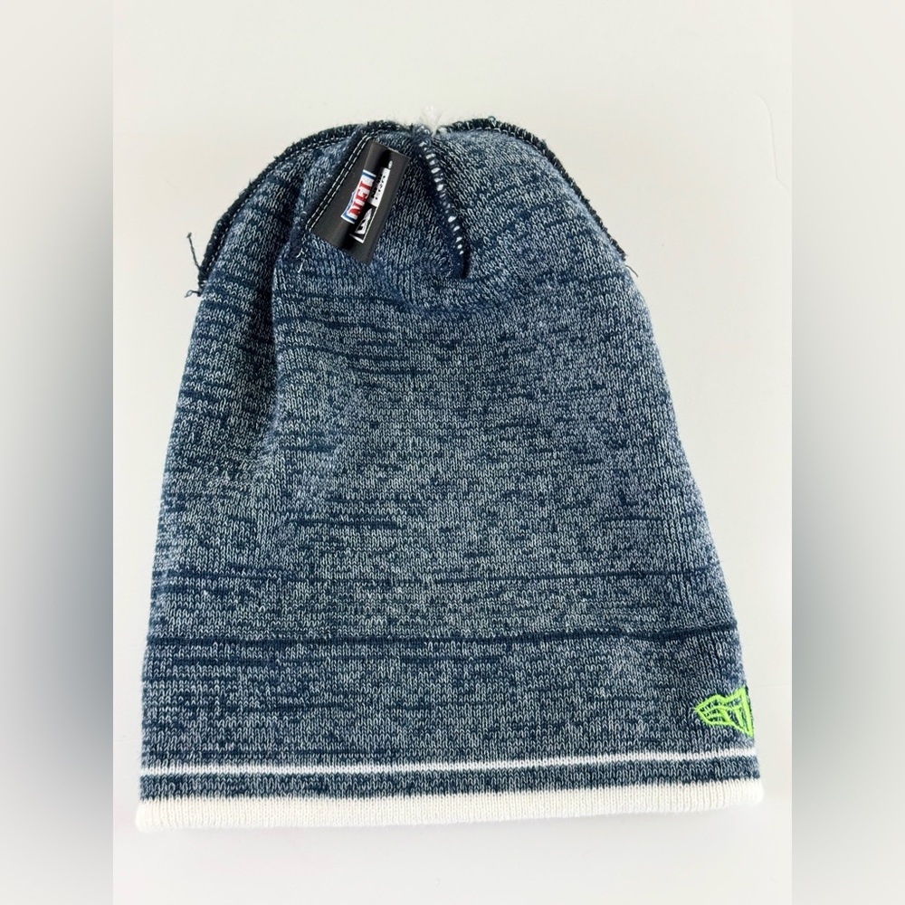 New Era NFL Seattle Seahawks striped Logo, Cuffed Beanie Skull Cap (Unisex) - Picture 7 of 10